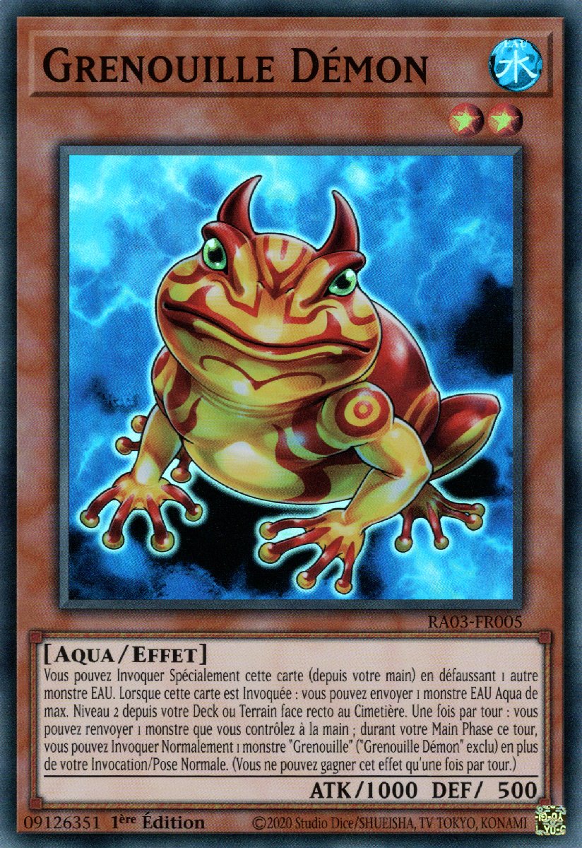 RA03-FR005 Grenouille Démon Super Rare