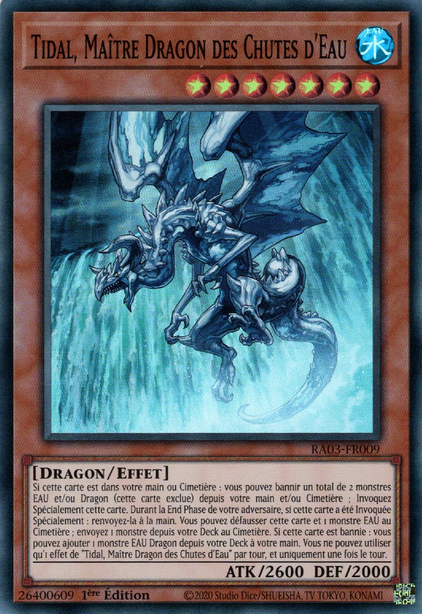 RA03-FR009 Tidal, Maître Dragon des Chutes d'Eau Super Rare