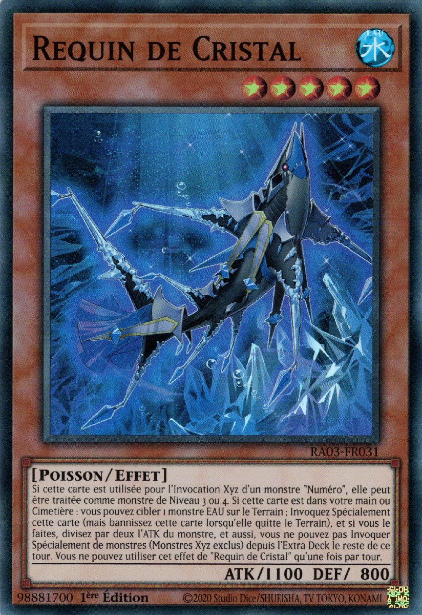 RA03-FR031 Requin de Cristal Super Rare