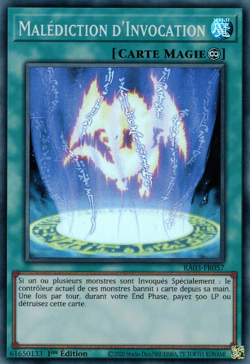 RA03-FR057 Malédiction d'Invocation Super Rare