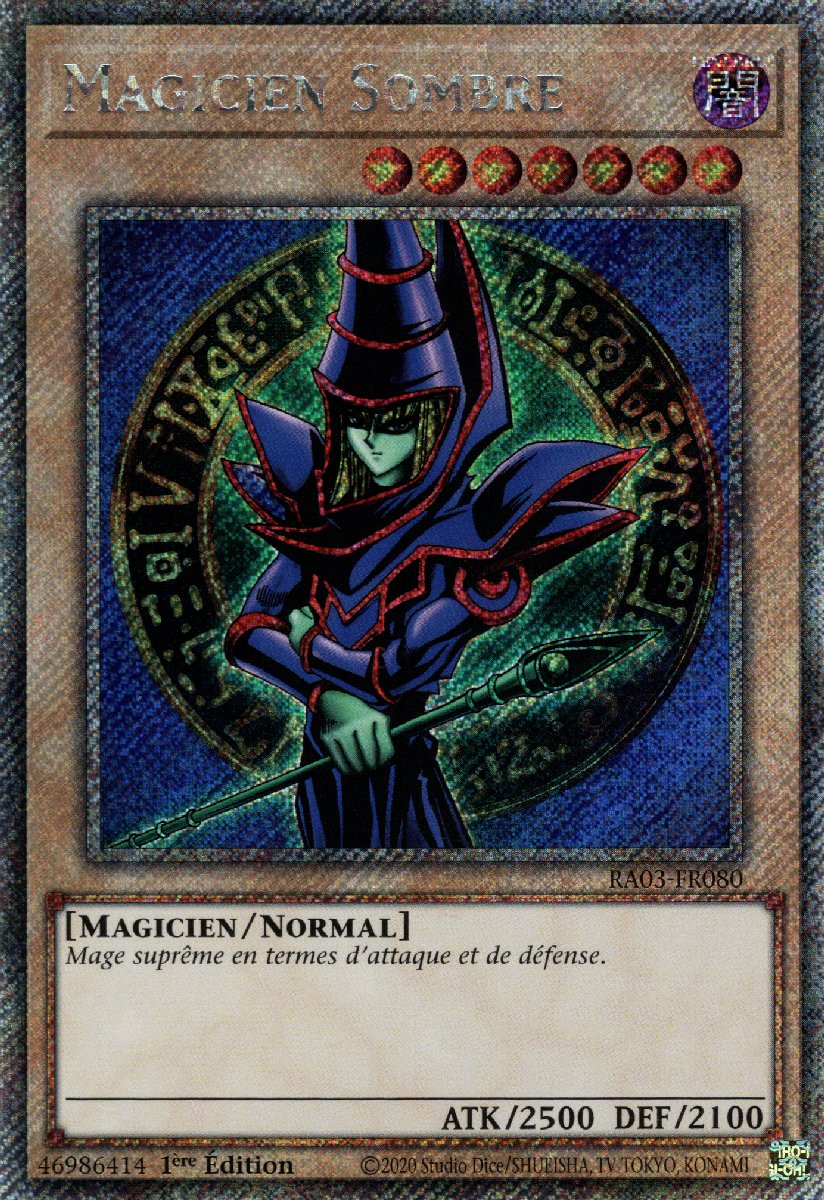 RA03-FR080 Magicien Sombre Platinum Secret Rare