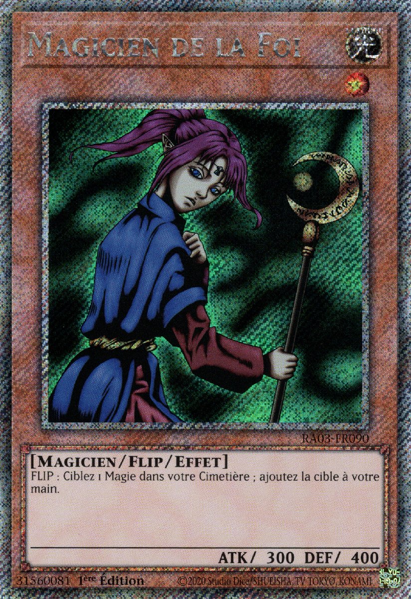 RA03-FR090 Magicien de la Foi Platinum Secret Rare