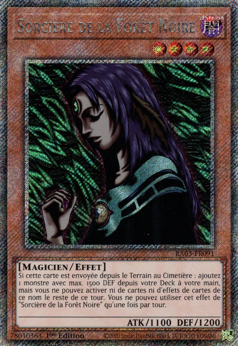 RA03-FR091 Sorcière de la Forêt Noire Platinum Secret Rare