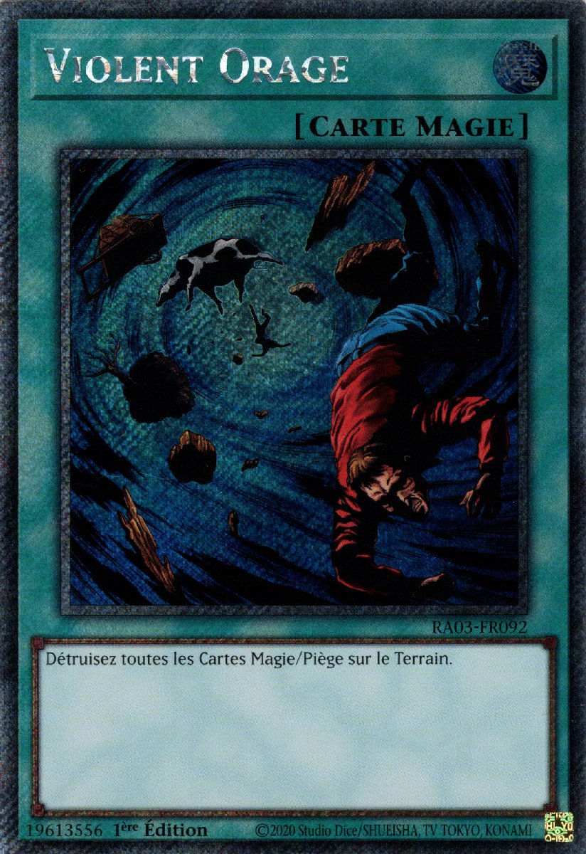 RA03-FR092 Violent Orage Platinum Secret Rare