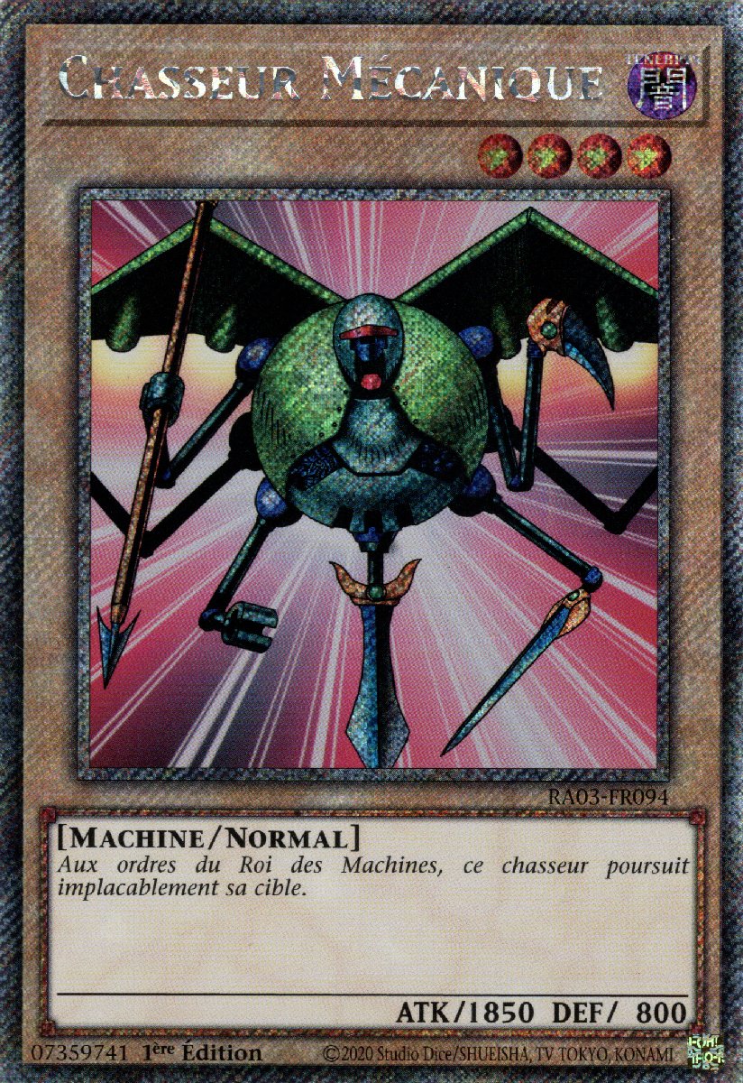 RA03-FR094 Chasseur Mécanique Platinum Secret Rare