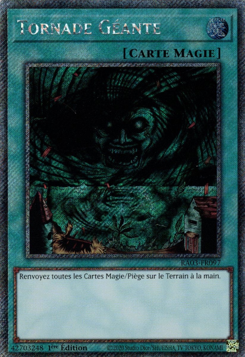 RA03-FR097 Tornade Géante Platinum Secret Rare