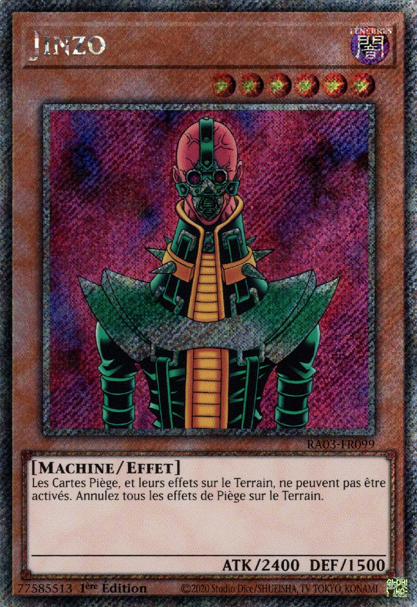 RA03-FR099 Jinzo Platinum Secret Rare