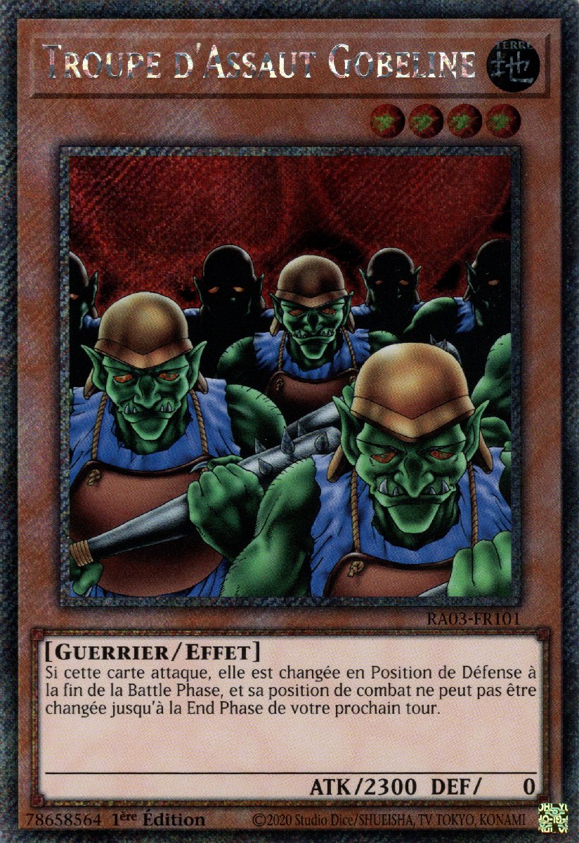 RA03-FR101 Troupe d'Assaut Gobeline Platinum Secret Rare