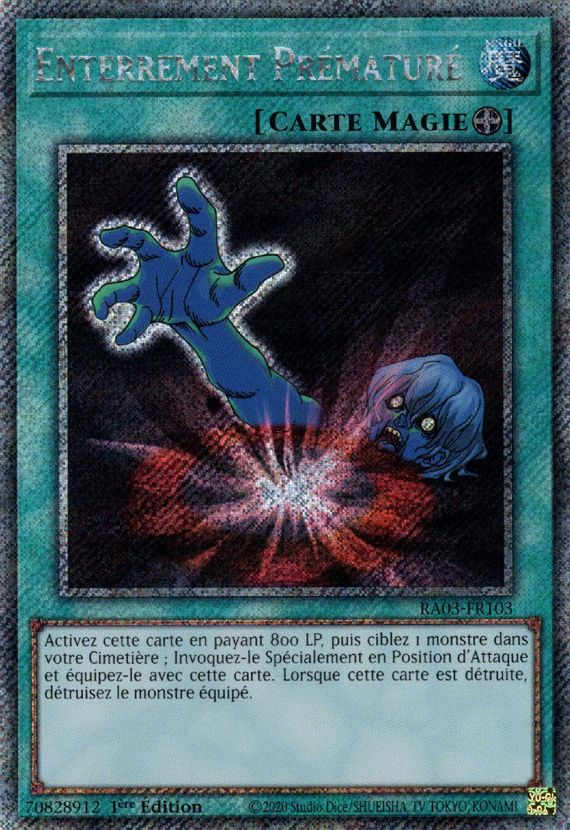 RA03-FR103 Enterrement Prématuré Platinum Secret Rare