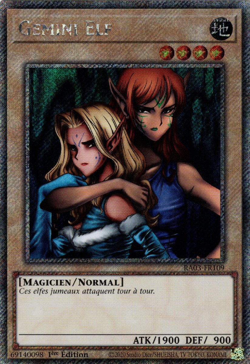 RA03-FR109 Gemini Elf Platinum Secret Rare