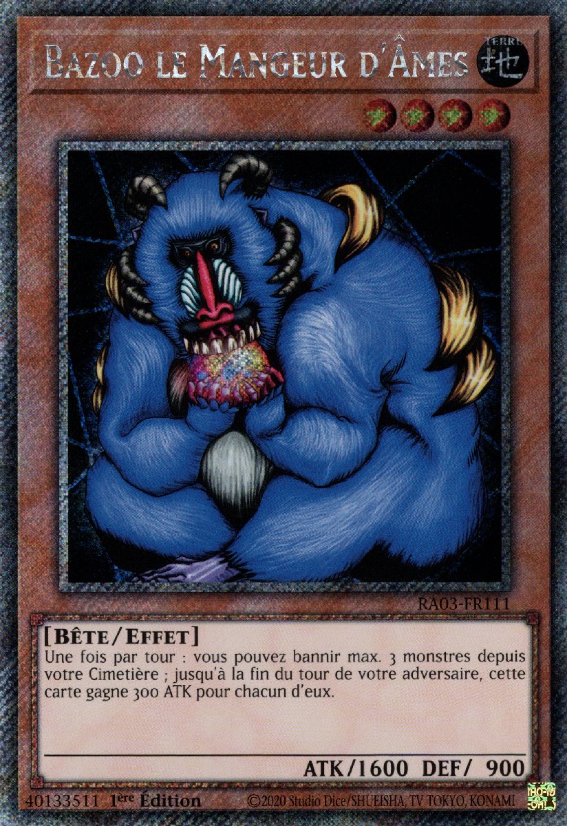 RA03-FR111 Bazoo le Mangeur d'Âmes Platinum Secret Rare