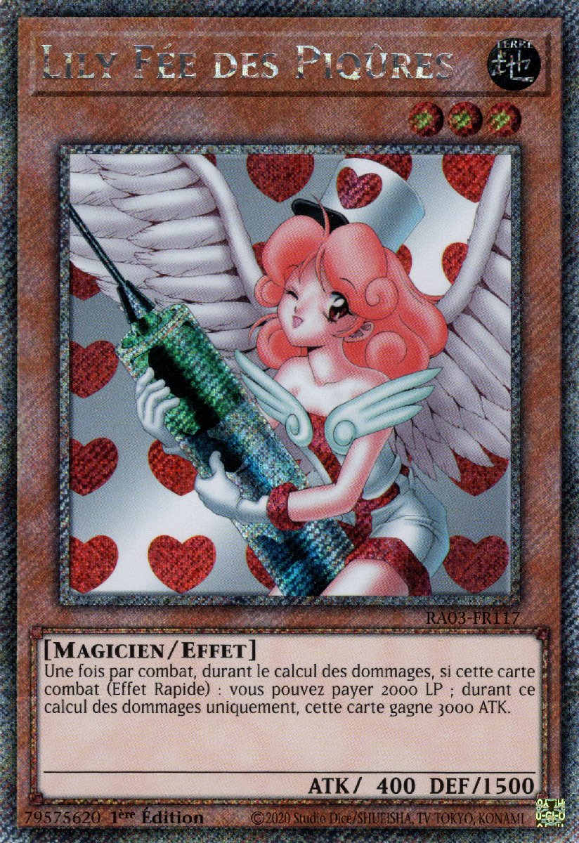 RA03-FR117 Lily Fée des Piqûres Platinum Secret Rare