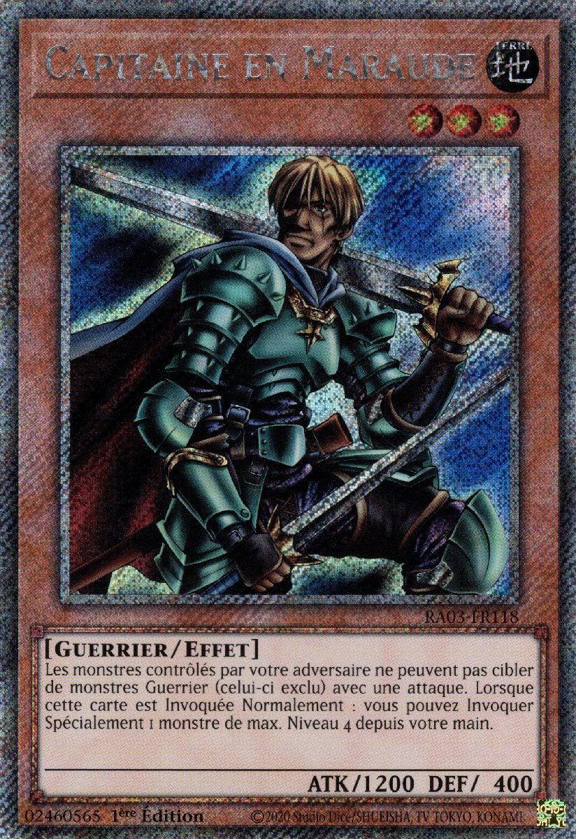 RA03-FR118 Capitaine en Maraude Platinum Secret Rare