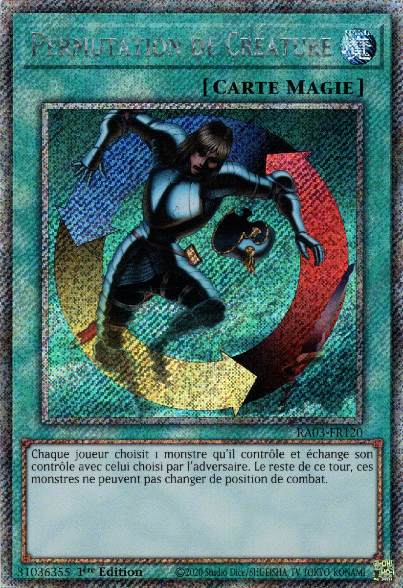 RA03-FR120 Permutation de Créature Platinum Secret Rare