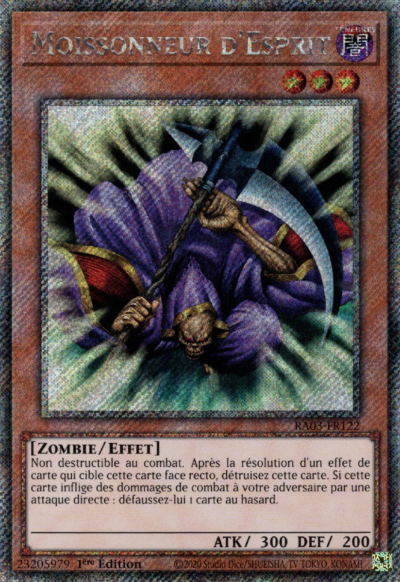 RA03-FR122 Moissonneur d'Esprit Platinum Secret Rare