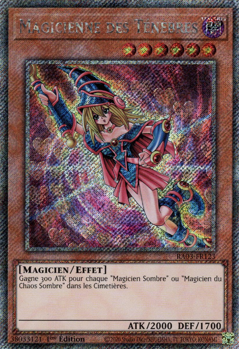 RA03-FR123 Magicienne des Ténèbres Platinum Secret Rare