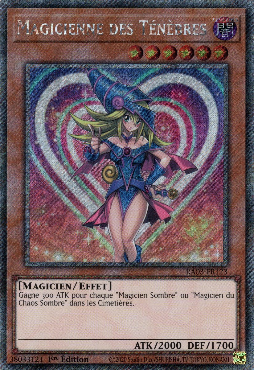 RA03-FR123B Magicienne des Ténèbres Platinum Secret Rare