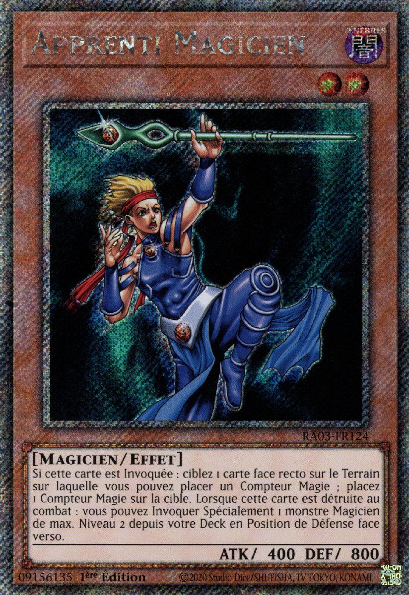 RA03-FR124 Apprenti Magicien Platinum Secret Rare