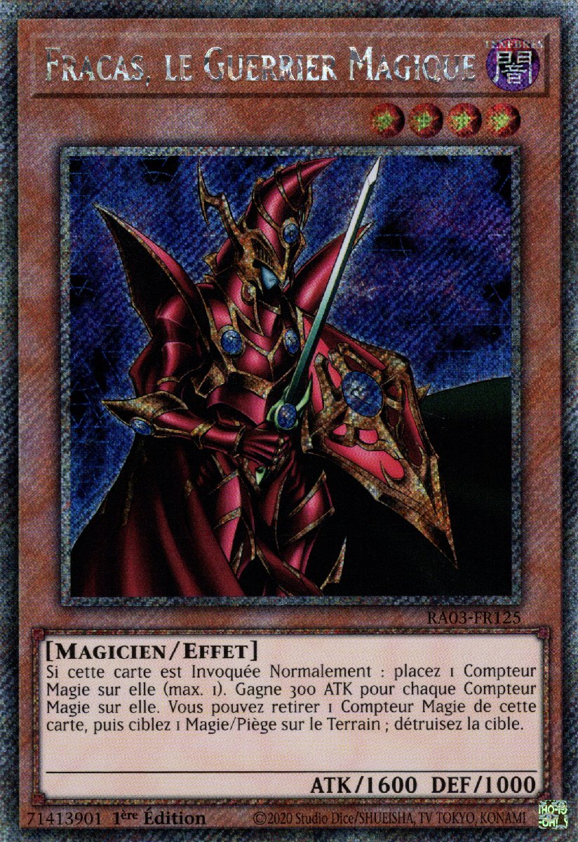 RA03-FR125 Fracas, le Guerrier Magique Platinum Secret Rare