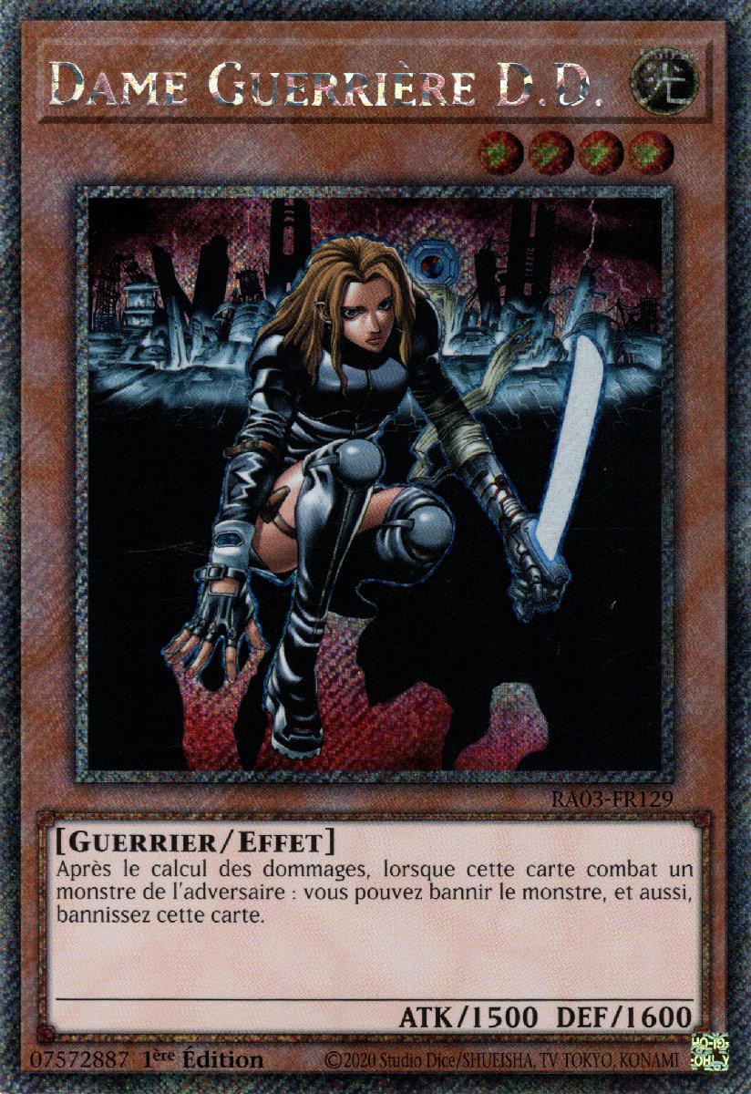 RA03-FR129 Dame Guerrière D.D. Platinum Secret Rare