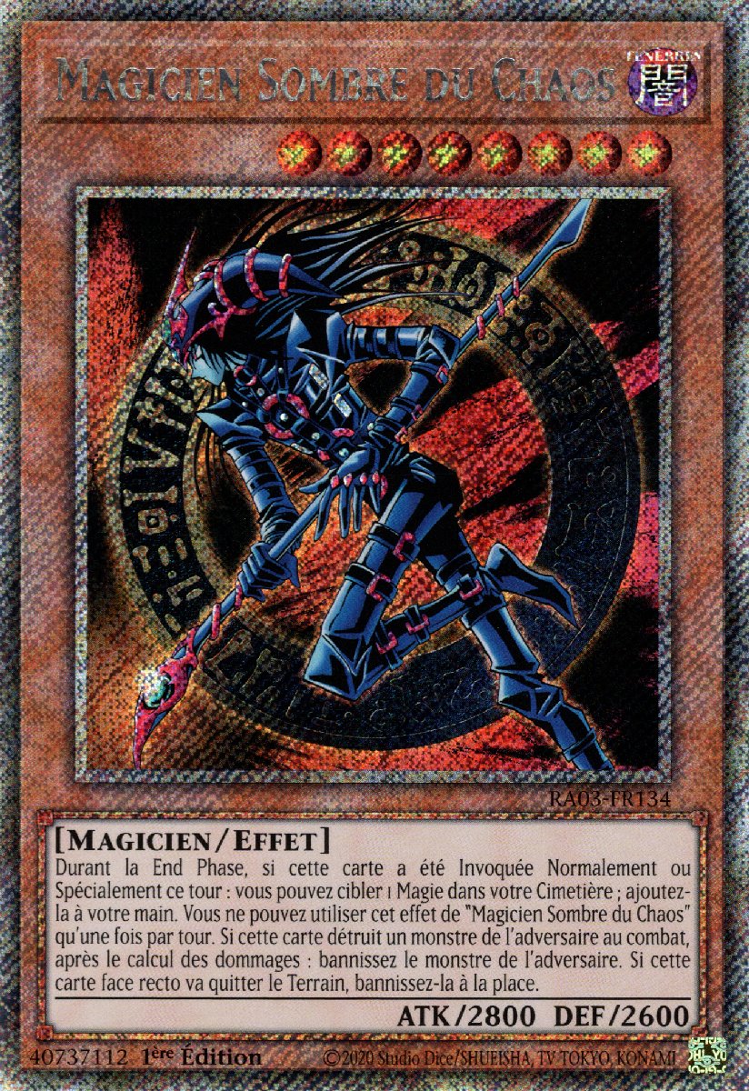 RA03-FR134 Magicien Sombre du Chaos Platinum Secret Rare