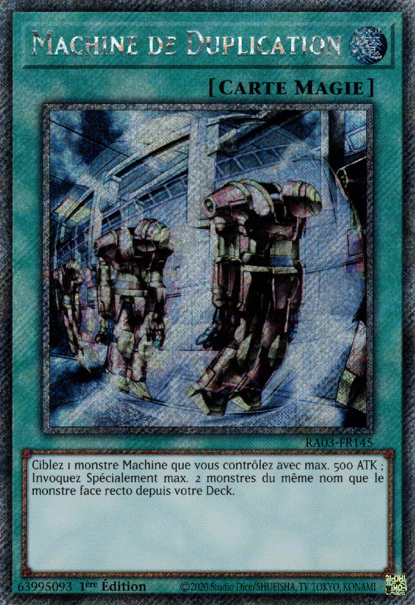 RA03-FR145 Machine de Duplication Platinum Secret Rare