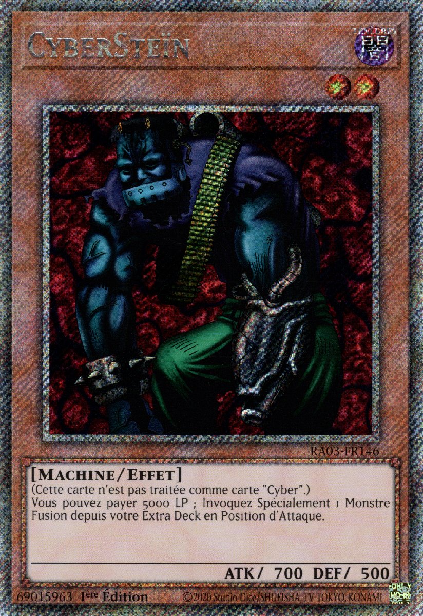 RA03-FR146 CyberSteïn Platinum Secret Rare