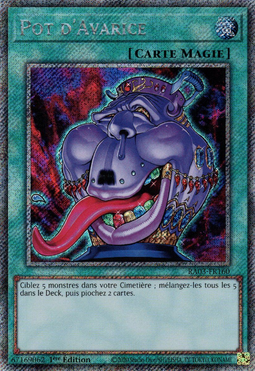 RA03-FR160 Pot d'Avarice Platinum Secret Rare