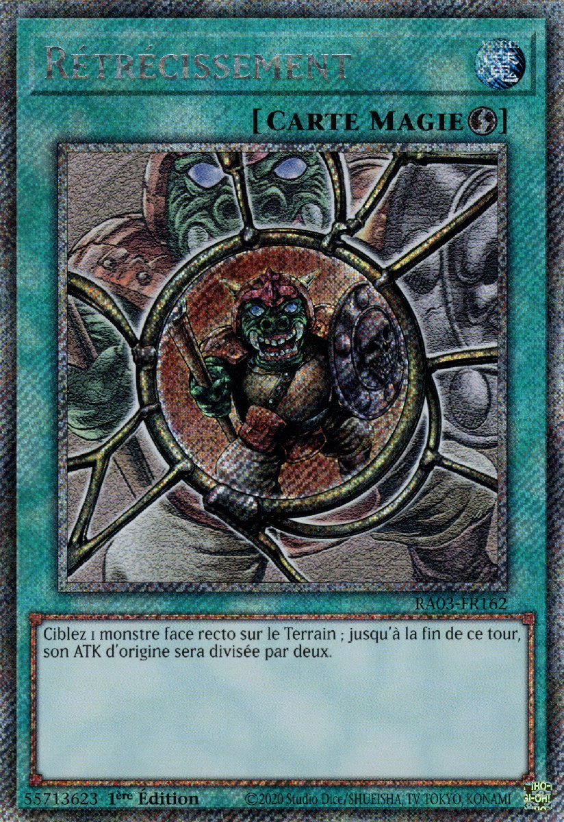 RA03-FR162 Rétrécissement Platinum Secret Rare