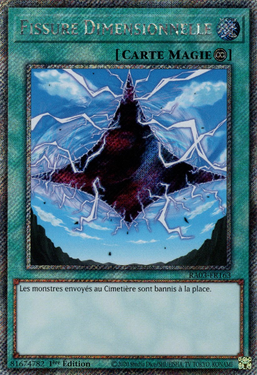 RA03-FR163 Fissure Dimensionnelle Platinum Secret Rare