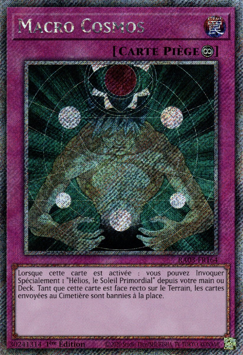 RA03-FR164 Macro Cosmos Platinum Secret Rare