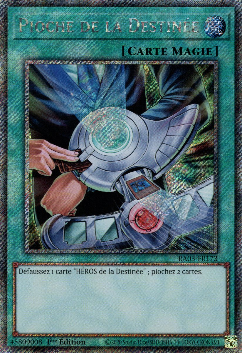 RA03-FR173 Pioche de la Destinée Platinum Secret Rare