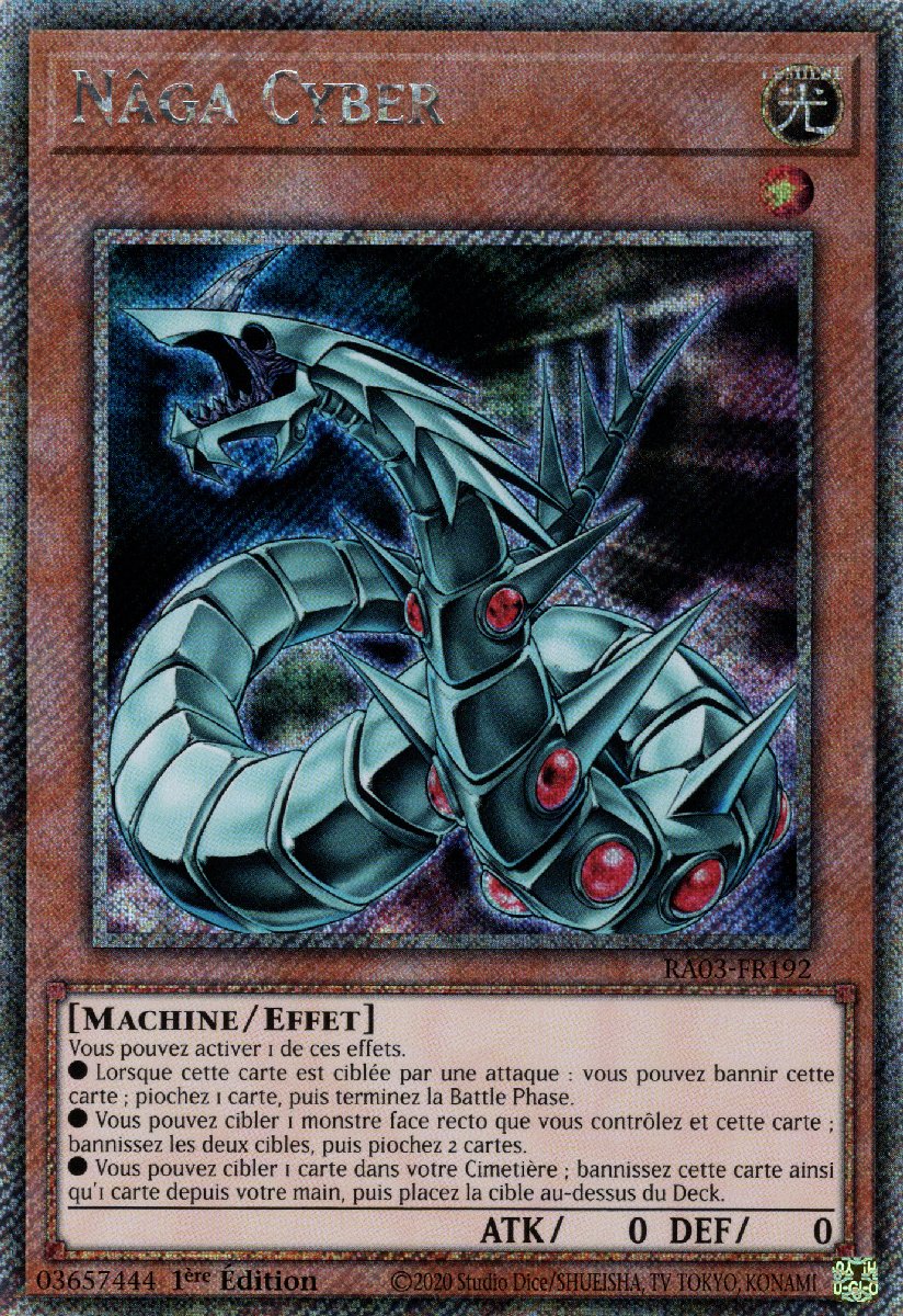 RA03-FR192 Nâga Cyber Platinum Secret Rare