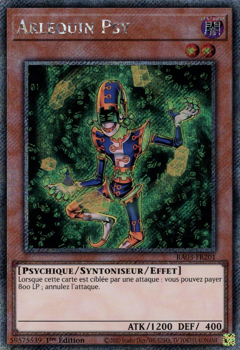 RA03-FR201 Arlequin Psy Platinum Secret Rare