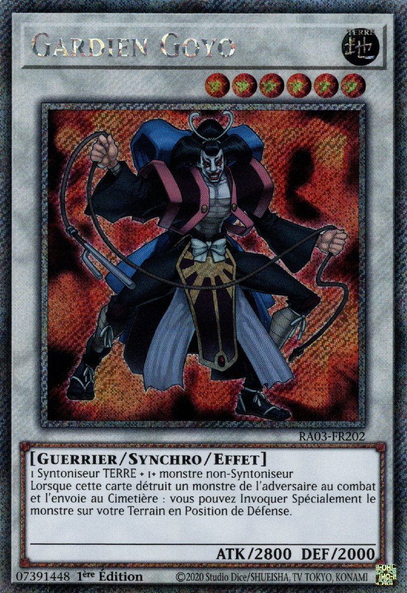 RA03-FR202 Gardien Goyo Platinum Secret Rare