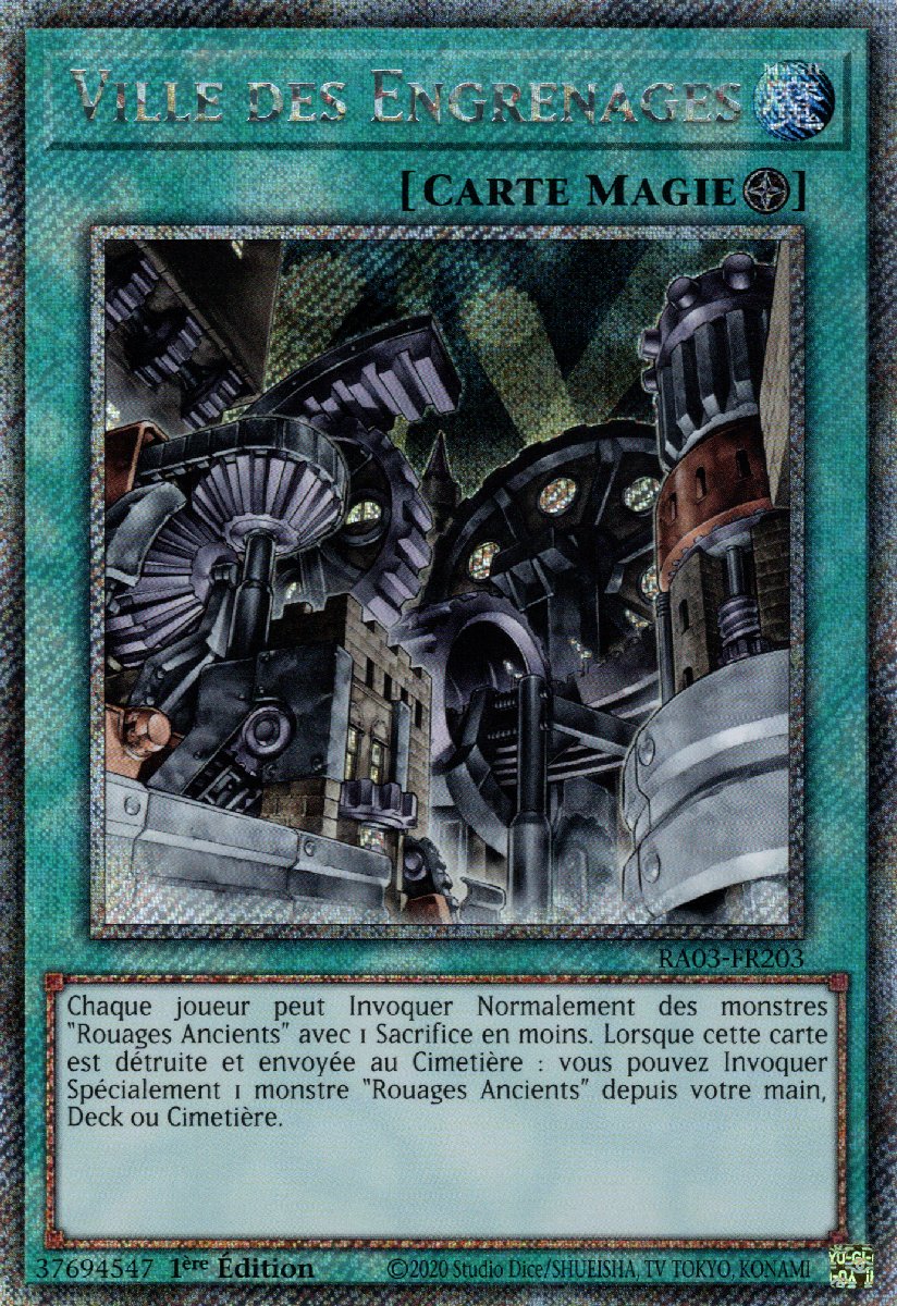 RA03-FR203 Ville des Engrenages Platinum Secret Rare