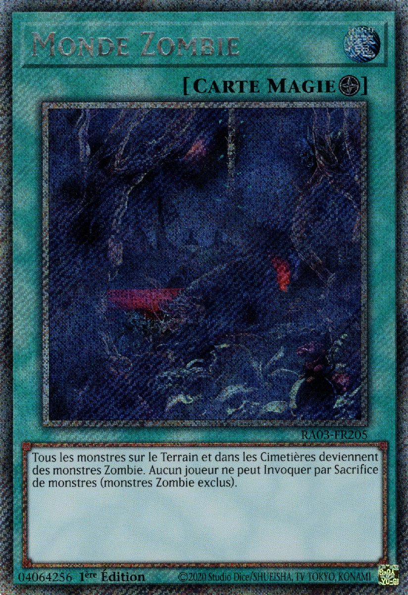 RA03-FR205 Monde Zombie Platinum Secret Rare