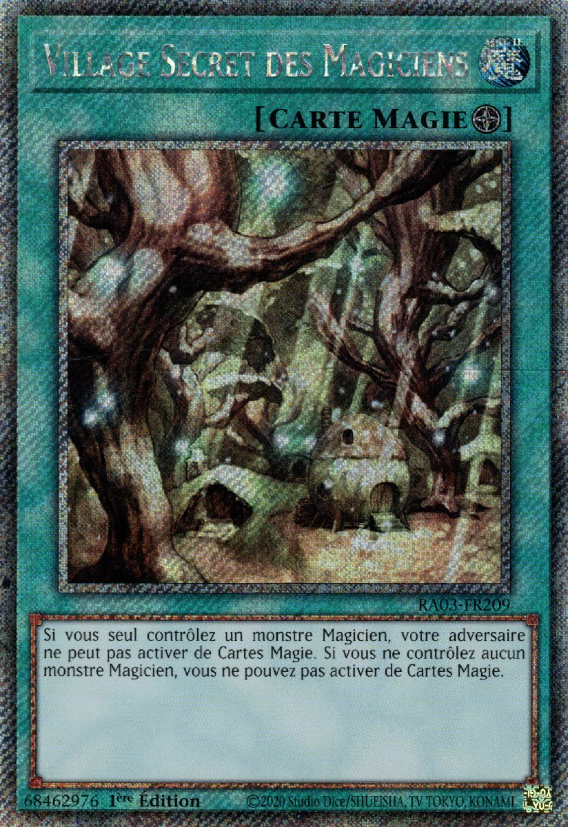 RA03-FR209 Village Secret des Magiciens Platinum Secret Rare