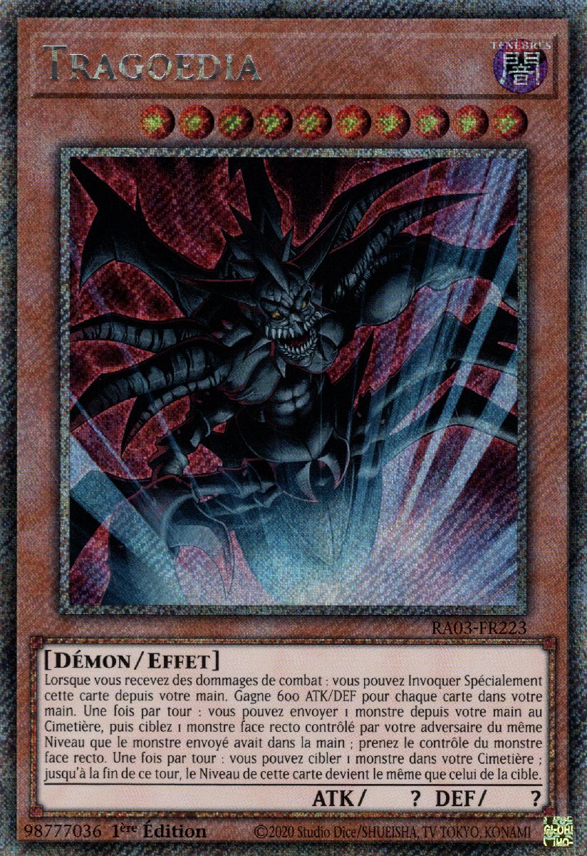 RA03-FR223 Tragoedia Platinum Secret Rare