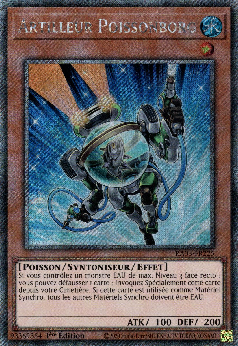 RA03-FR225 Artilleur Poissonborg Platinum Secret Rare