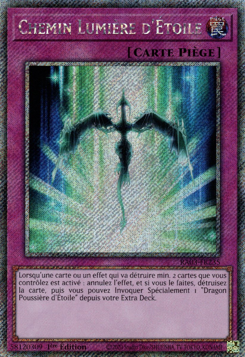 RA03-FR235 Chemin Lumière d'Étoile Platinum Secret Rare