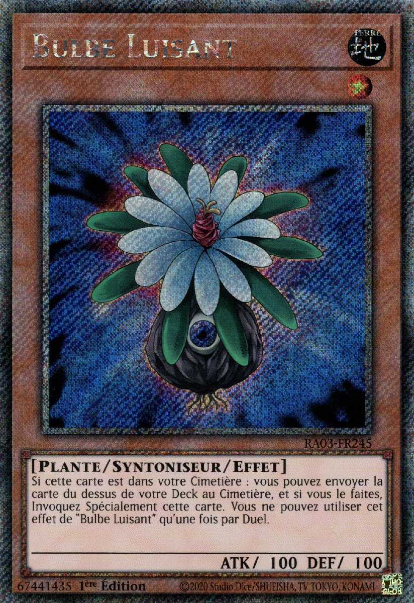 RA03-FR245 Bulbe Luisant Platinum Secret Rare