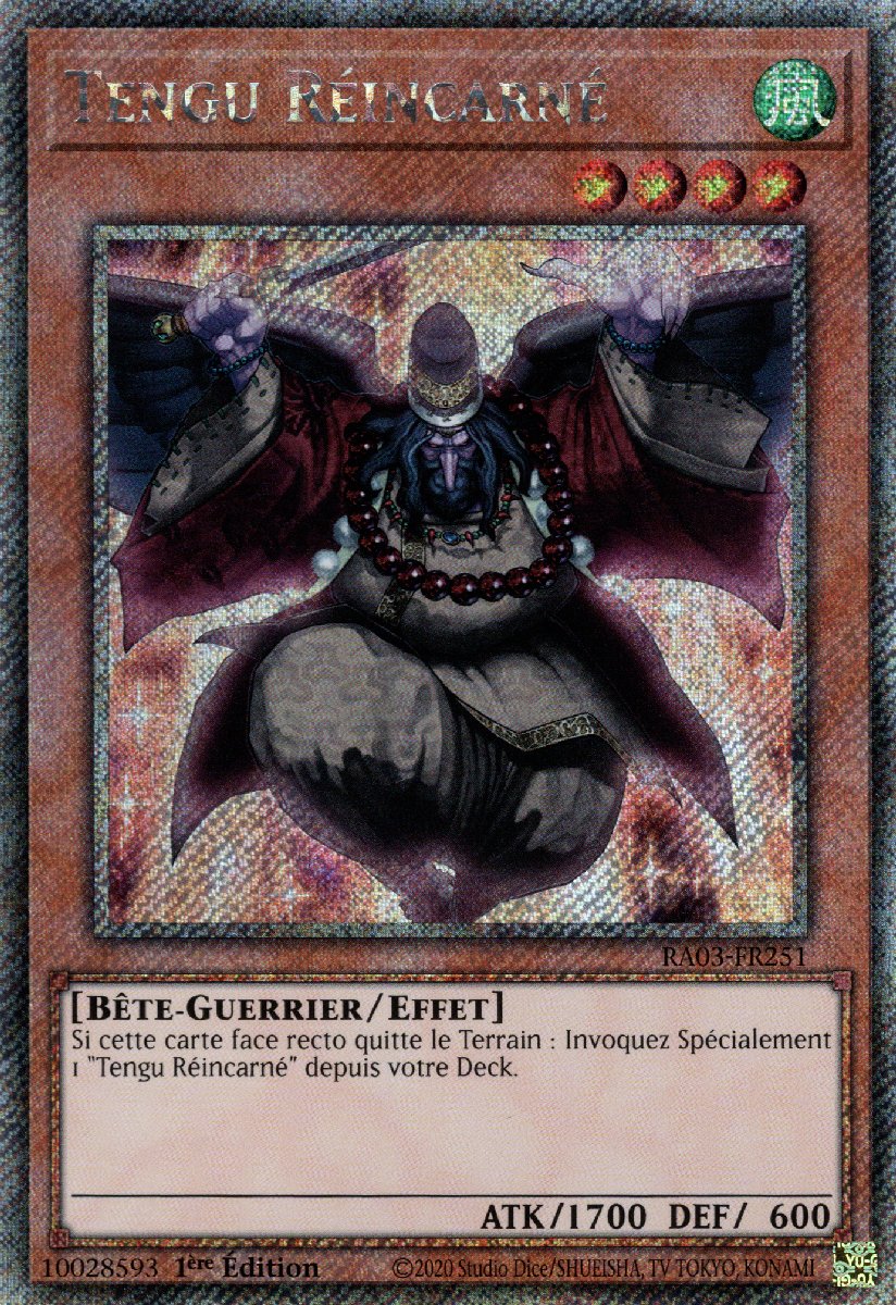 RA03-FR251 Tengu Réincarné Platinum Secret Rare