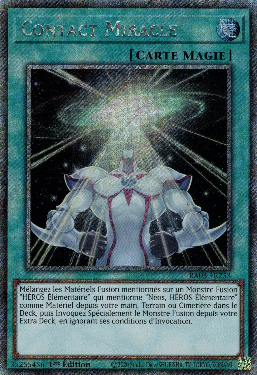 RA03-FR253 Contact Miracle Platinum Secret Rare