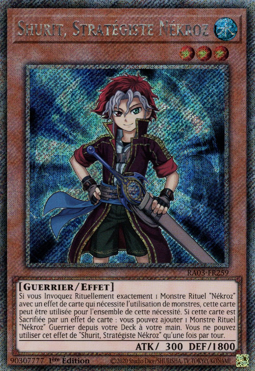 RA03-FR259 Shurit, Stratégiste Nékroz Platinum Secret Rare