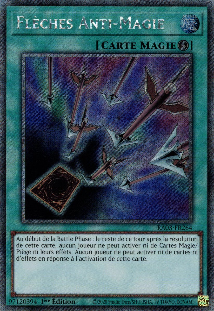 RA03-FR264 Flèches Anti-Magie Platinum Secret Rare