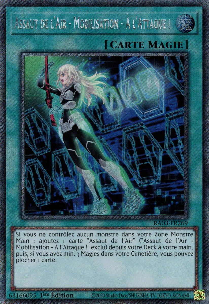 RA03-FR269 Assaut de l'Air - Mobilisation - À l'Attaque ! Platinum Secret Rare