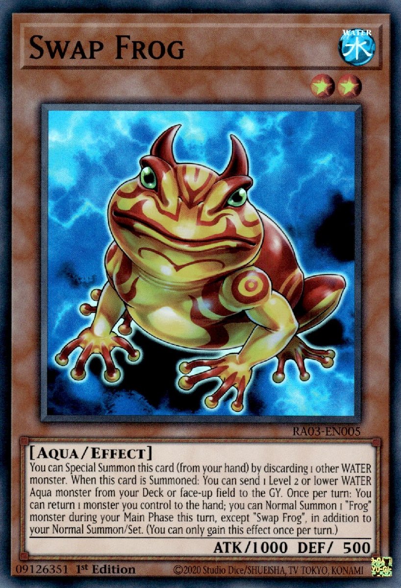 RA03-EN005 Swap Frog Super Rare