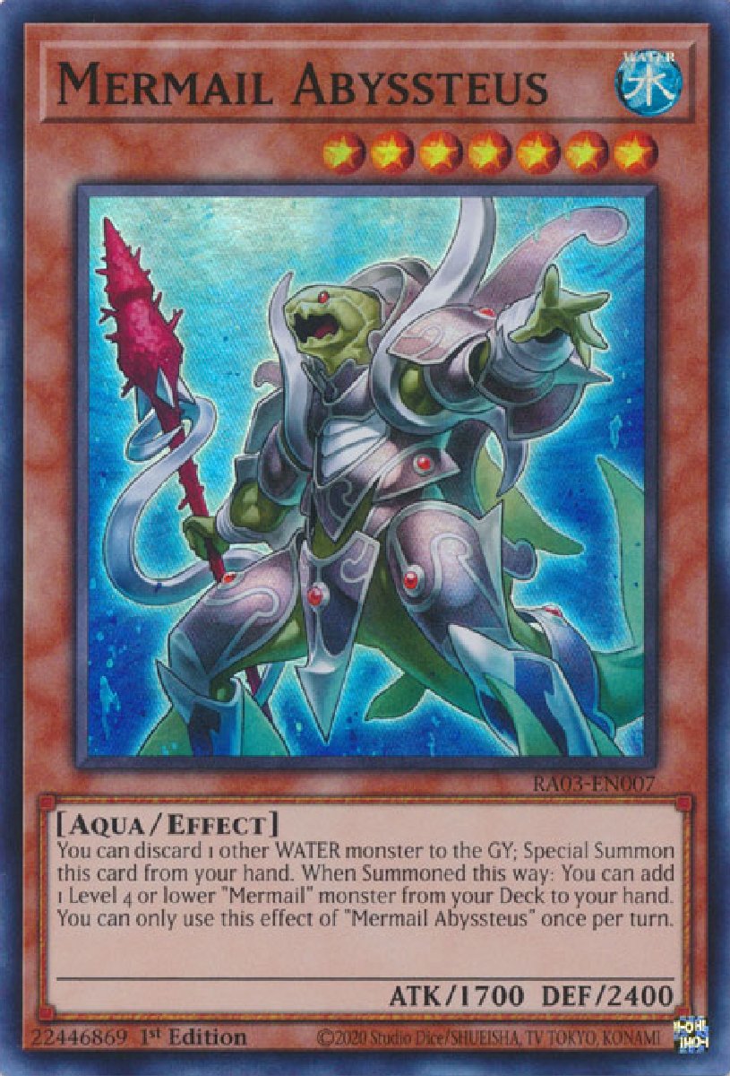 RA03-EN007 Mermail Abyssteus Super Rare