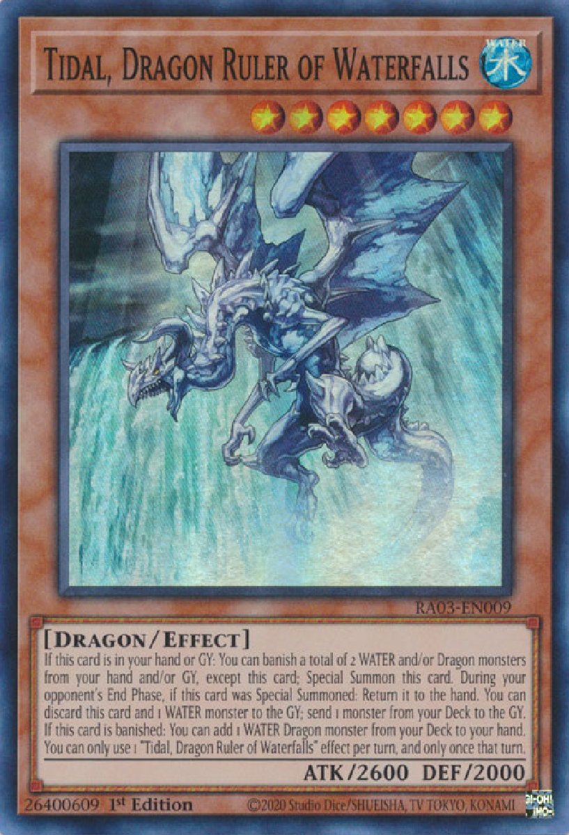 RA03-EN009 Tidal, Dragon Ruler of Waterfalls Super Rare